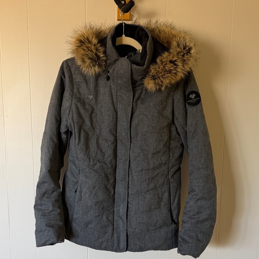 Obermeyer Charcoal and Black SKI Jacket